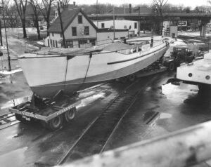 Trucking the William Hilton Boat