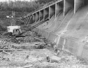 Tunnel Digging at the Face of Ripogenus Dam 10/9/1951