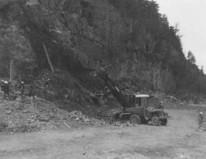 Construction of McKay Station 9/27/1951