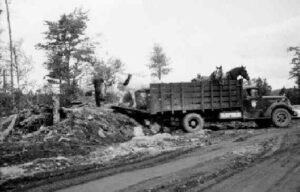 Unloading Horses in 1940