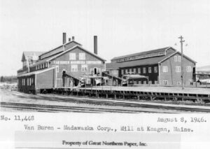 Van Buren - Madawaska Mill at Keagan, Maine 8/8/1946