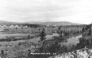 View from Forest Ave. in Millinocket, Maine