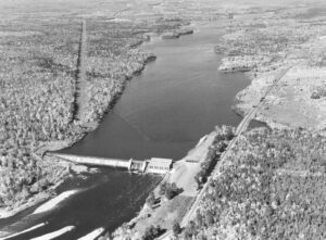 Aerial View of Weldon Dam