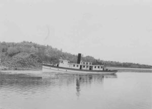 West Branch Boat in the Water