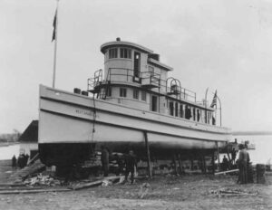 Launching the West Branch Boat