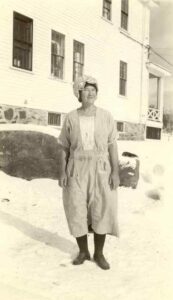 Woman early in the 1900's in Millinocket, Maine