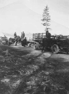 Woodlands Crews on Trucks in the 1920's