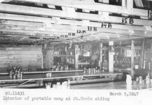 Interior View of Woodlands Portable Camp 3/5/1947